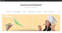 Desktop Screenshot of gastronomiebedarf-1a.de
