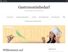 Tablet Screenshot of gastronomiebedarf-1a.de